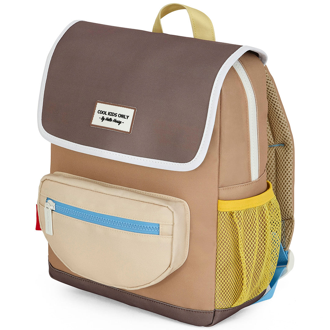 hello hossy rugzak mini walnut - 31 cm