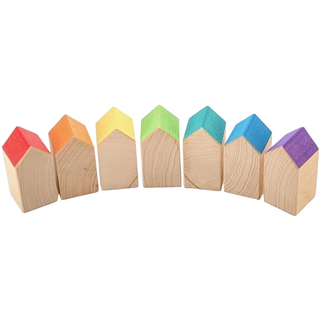 ocamora speelfiguren huizen - classic - 7st | CO-1208
