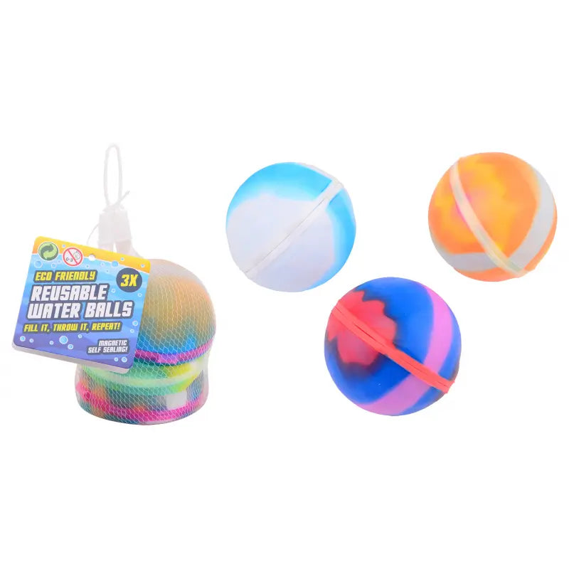 johntoy magnetische waterballen - hervulbaar - 3st | JT29692