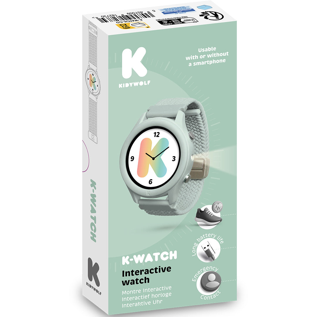 K-WATCH-G | kidywolf k-watch interactief horloge groen | 2
