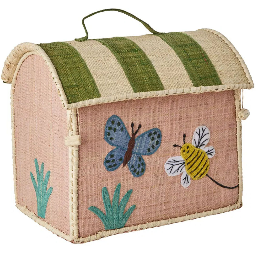 rice kindertas raffia - vlinders | KIBAG-BUTF