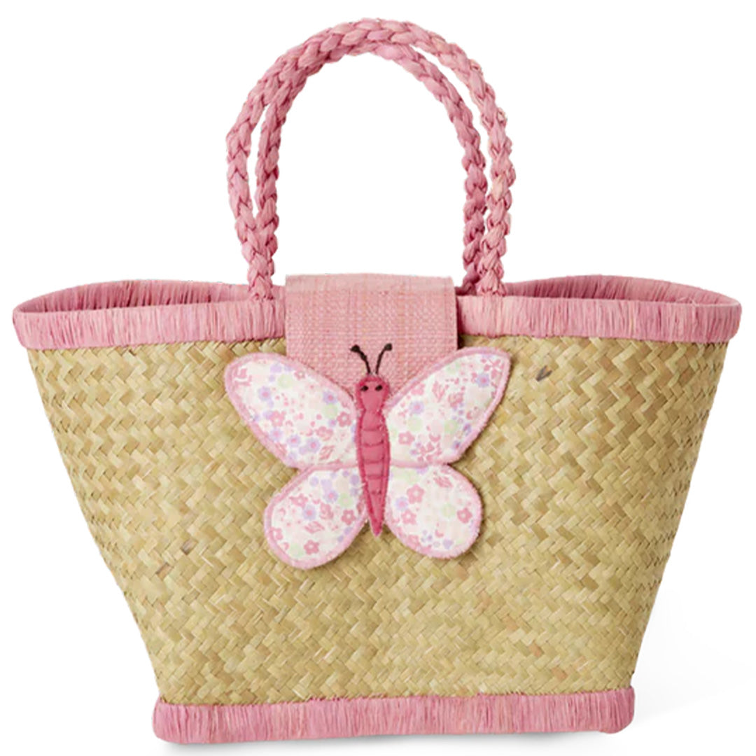 rice kindertas raffia - roze | KIBAG-BUTI