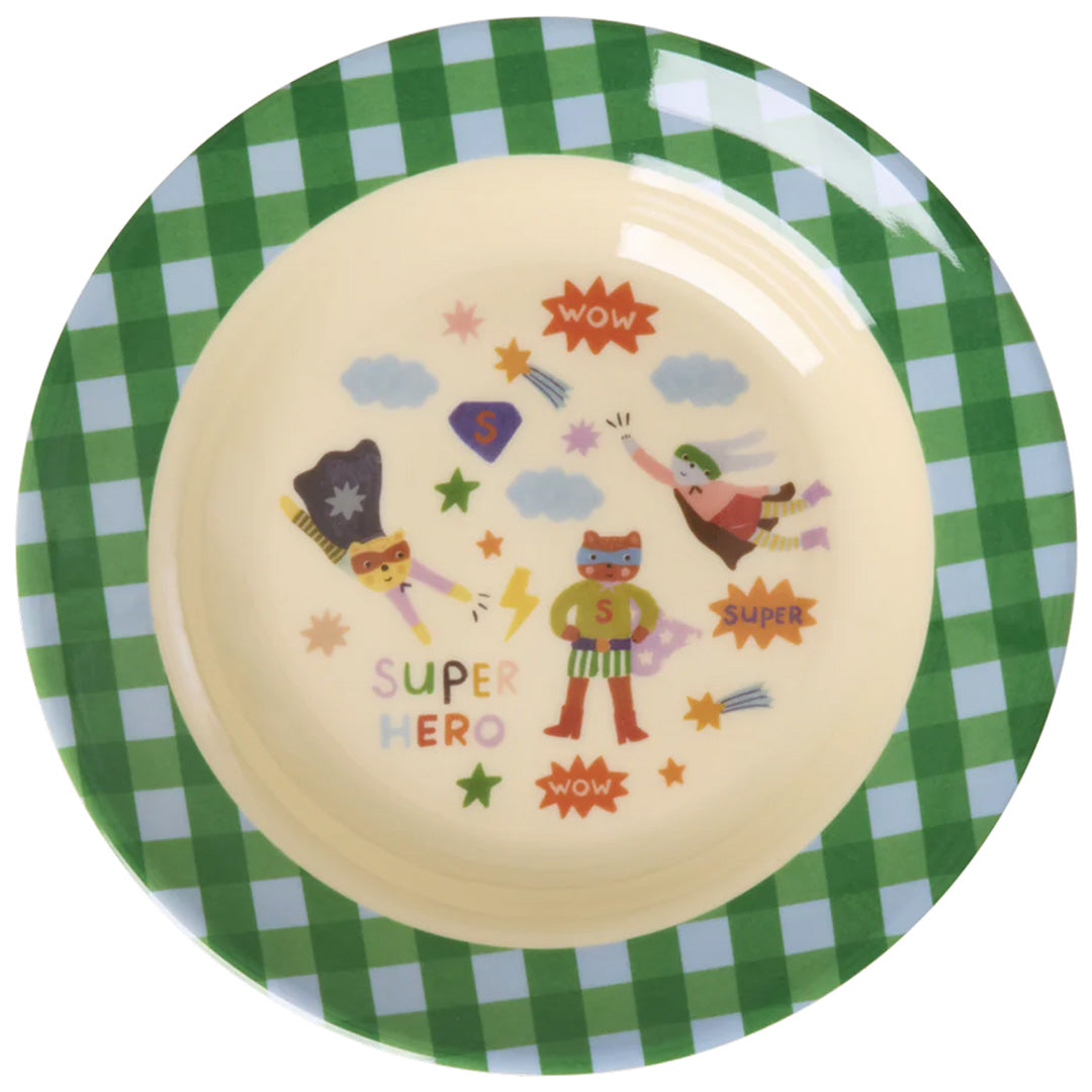 rice kinderkom hero - groen - 250ml |  KIBOW-HERO