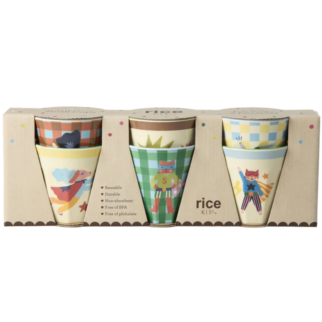 rice kinderbeker hero - green - 160 ml - 6st | KICUP-6ZHERO | 