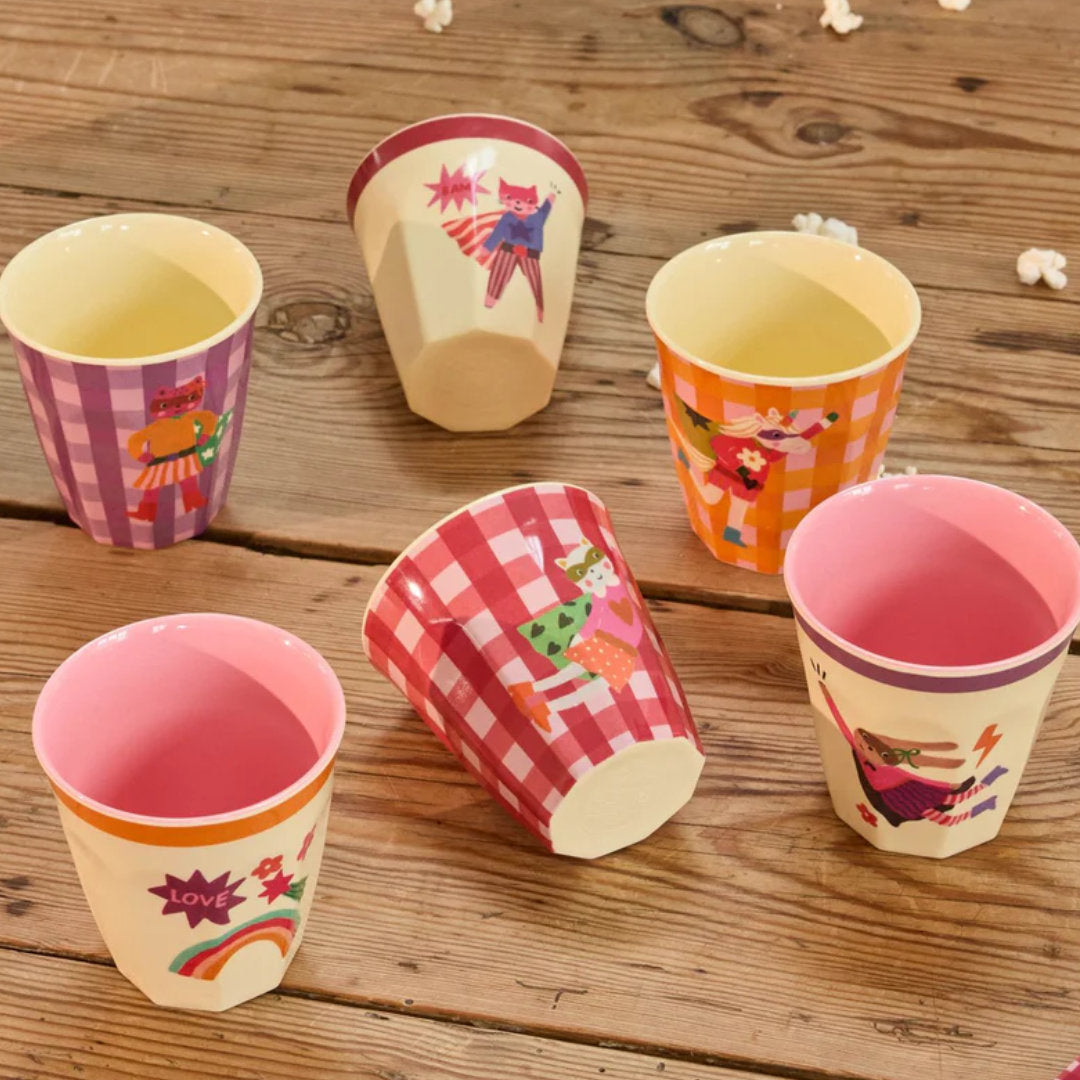 rice kinderbeker hero - roze - 160 ml - 6st | KICUP-6ZHEROI | 4