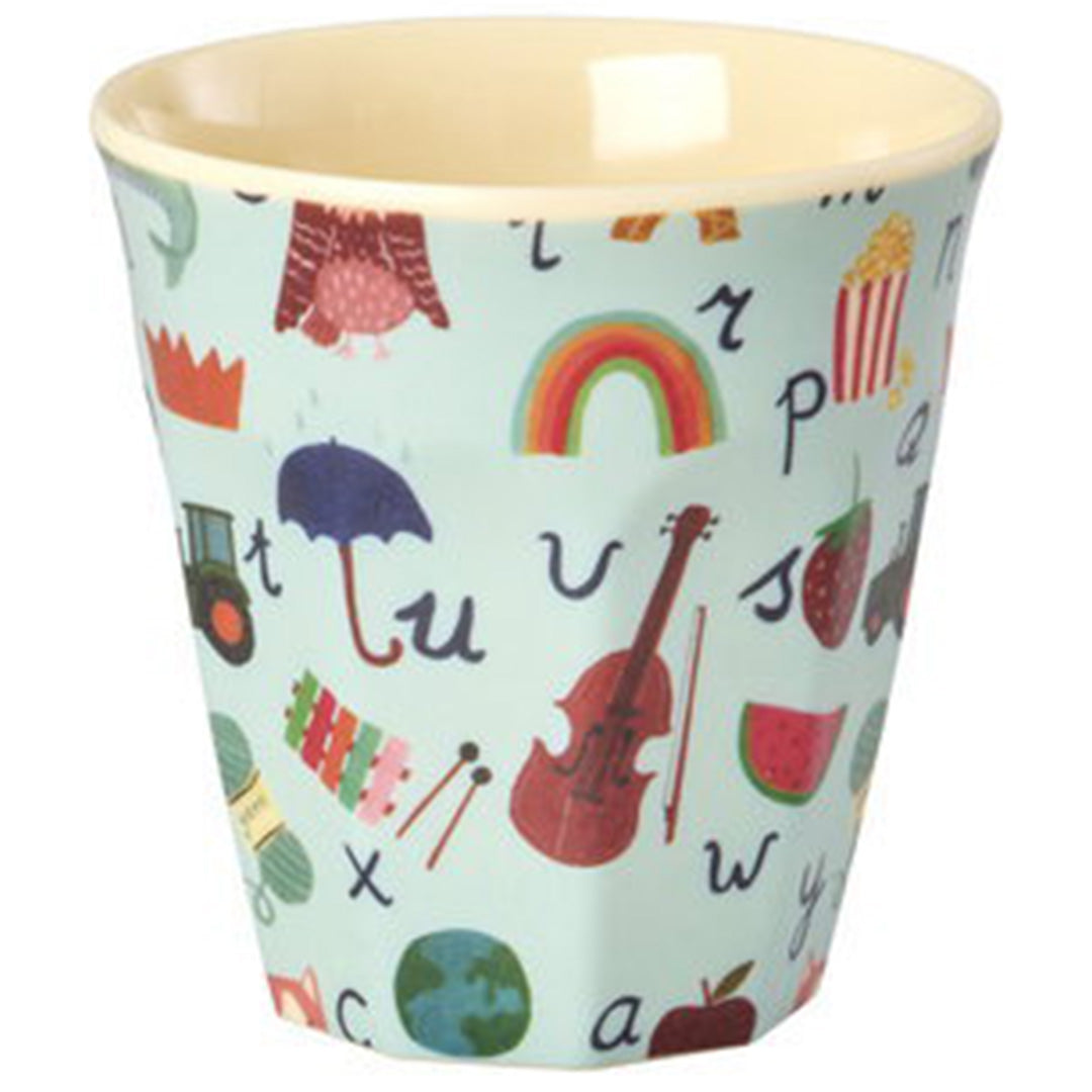 rice kinderbeker - blue abc - 160 ml | KICUP-ABC | 