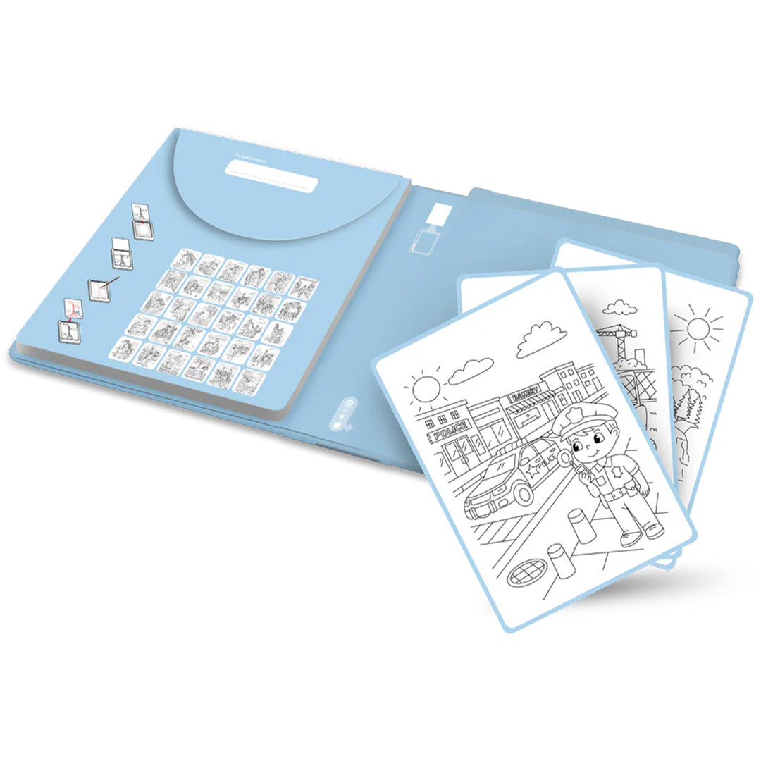 kidywolf extra tekenkaarten voor kidydraw pad - helden - 30st | KIDYDRAW-PAD-REFILL6-EDH | 4