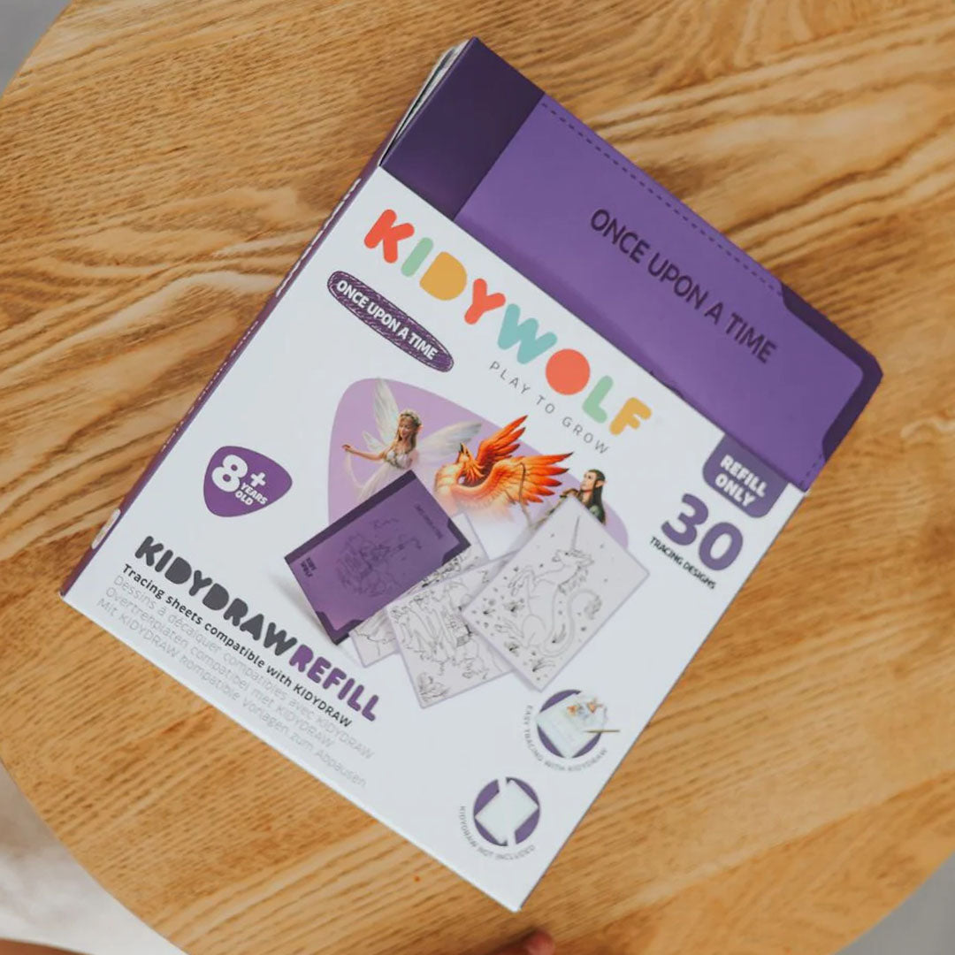 kidywolf extra tekenkaarten voor kidydraw pad - fantasie II - 30st | KIDYDRAW-PAD-REFILL8-OUT | 3