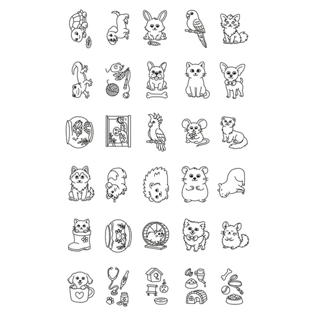 kidywolf tekenbord kidydraw mini - huisdieren | KIDYDRAW-MINI-PET | 4