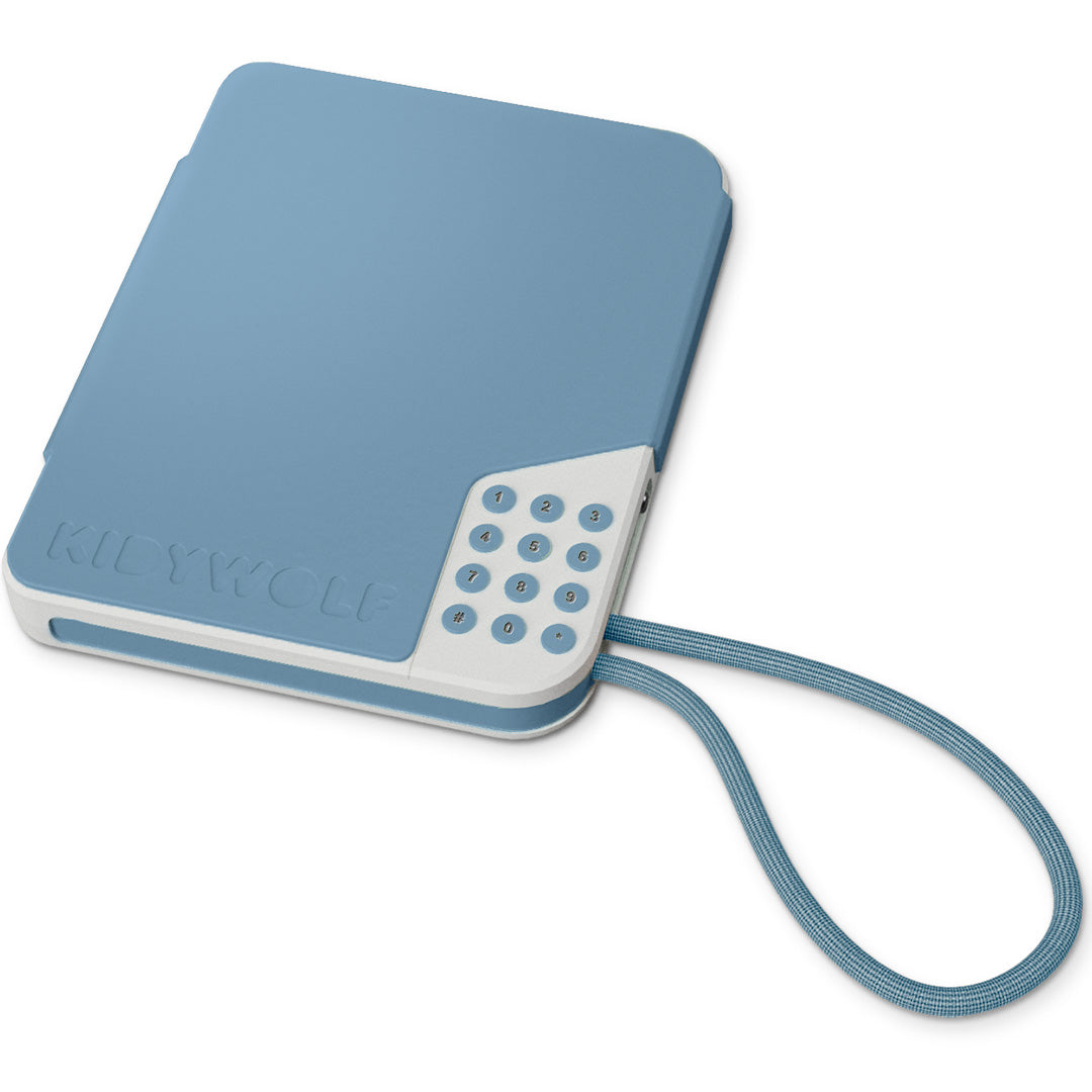 kidywolf geheimenboek met spraakrecorder - kidytreasure - blauw | KIDYTREASURE-BU | 4