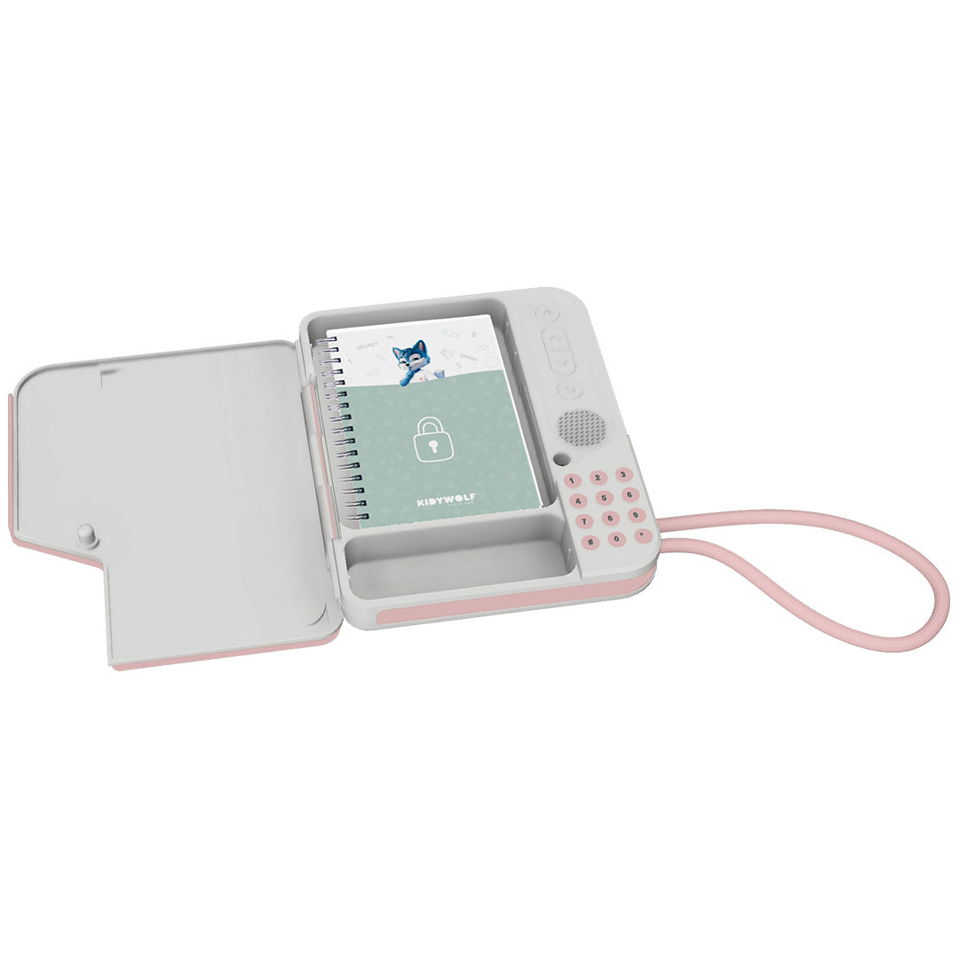 kidywolf geheimenboek met spraakrecorder - kidytreasure - roze | KIDYTREASURE-PI | 5