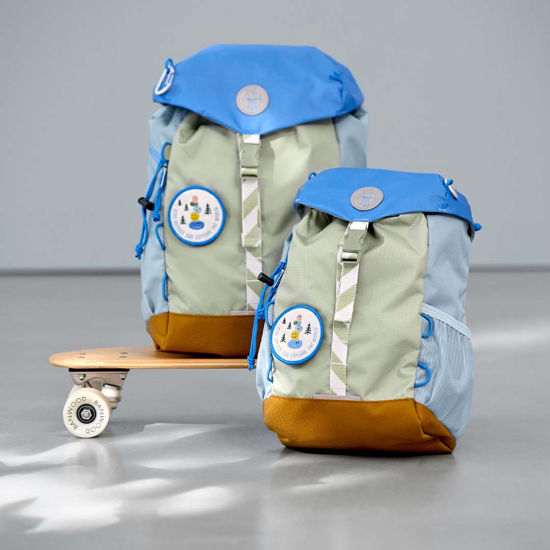 lässig kleuterrugzak sunny explorer - green-blue - 32 cm