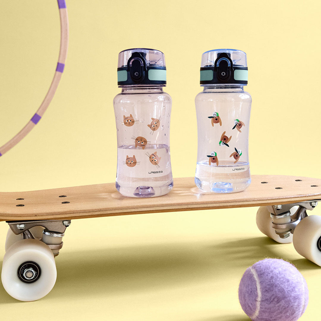 lässig drinkfles tiny team cat - 420 ml