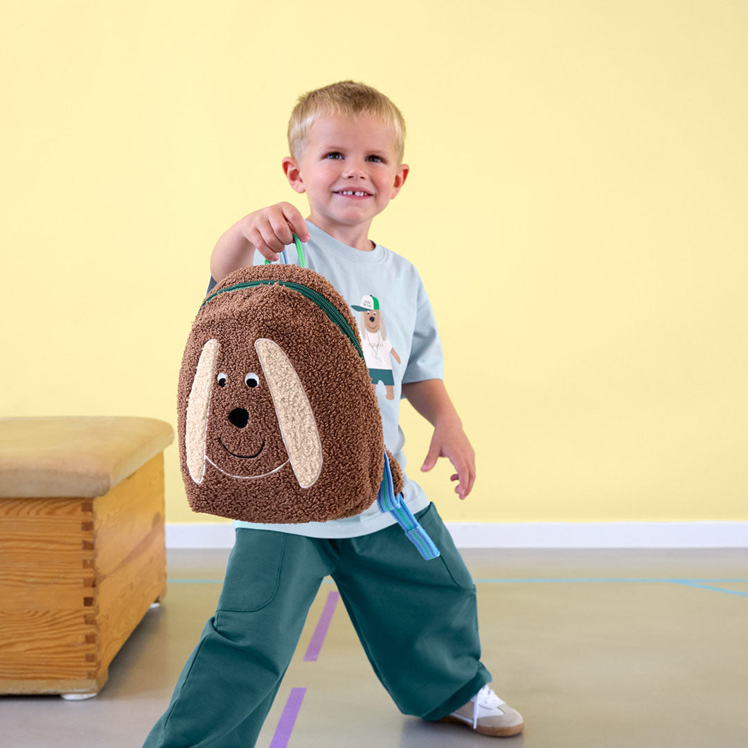 lässig peuterrugzak tiny team - dog - 25 cm