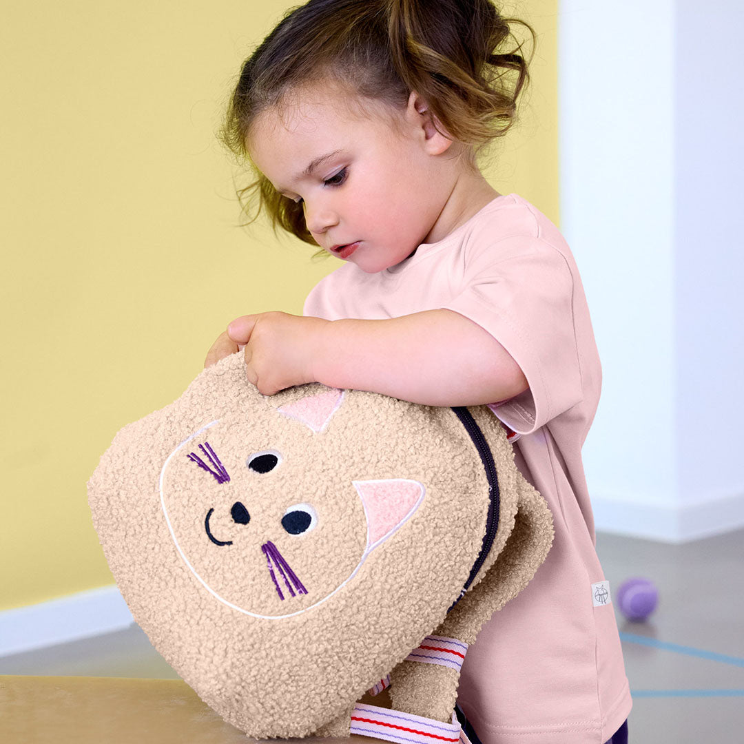 lässig peuterrugzak tiny team - cat - 25 cm