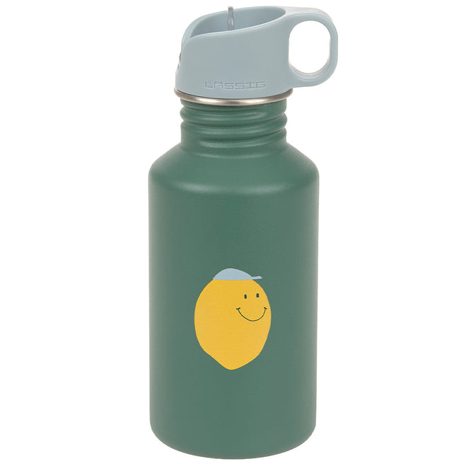lässig rvs drinkfles lemon - happy fruits - 500 ml | 12100284008 | 