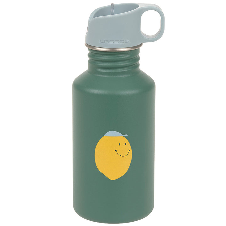 lässig rvs drinkfles lemon - happy fruits - 500 ml | 12100284008 | 
