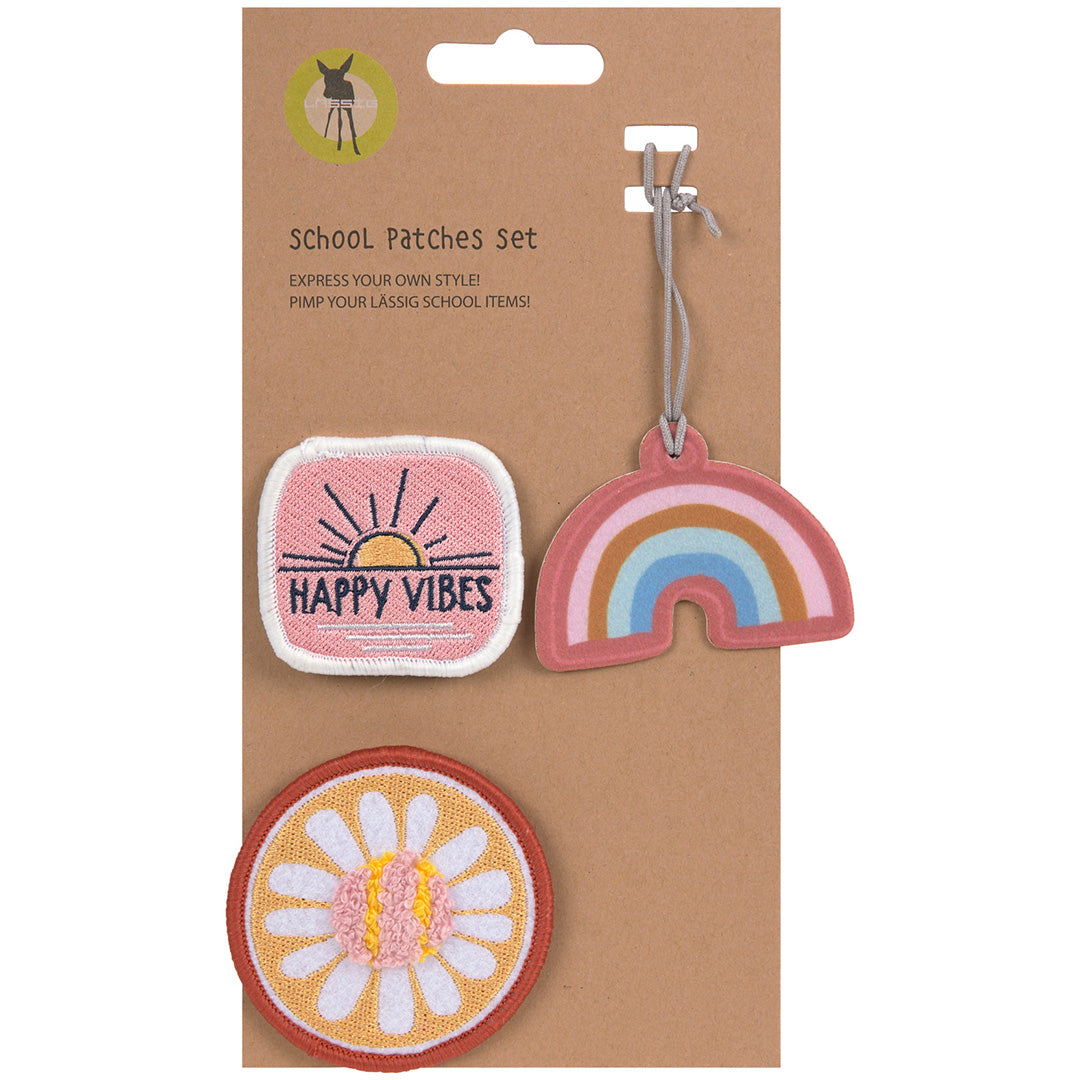 lässig patches little gang - happy - 3st