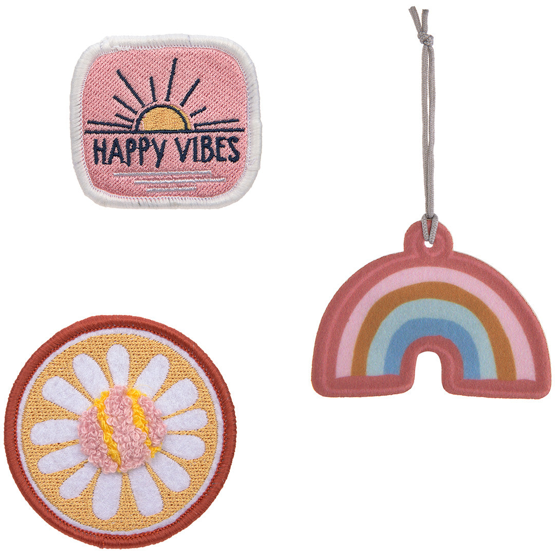lässig patches little gang - happy - 3st