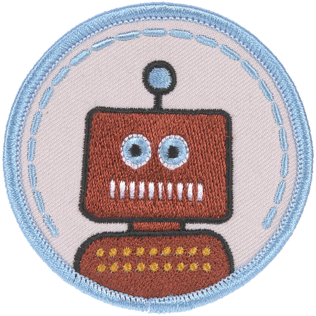 lässig patches little gang - robot - 3st