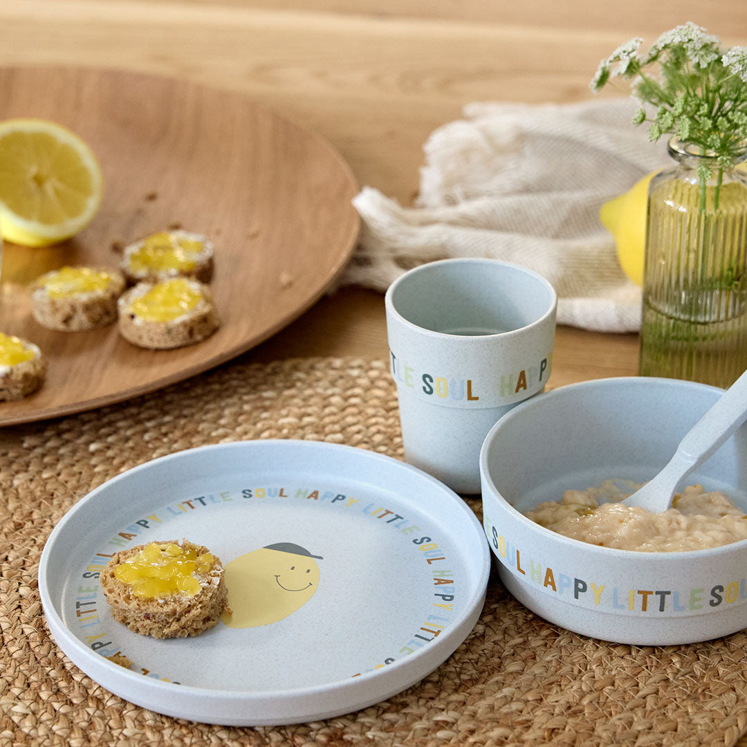 lässig serviesset happy fruits - lemon - 4-delig