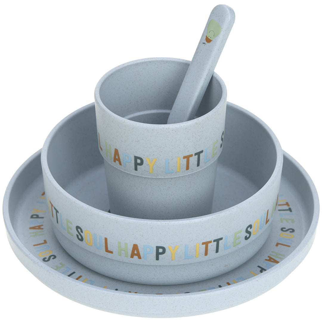 lässig serviesset happy fruits - lemon - 4-delig