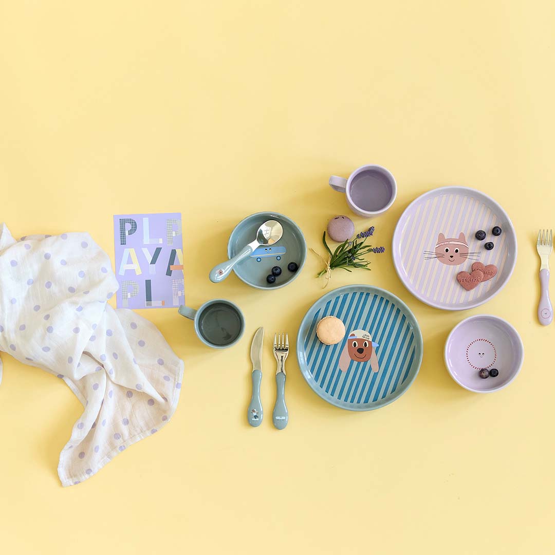 lässig kinderbestek tiny team - dog - 3-delig | LAS12100735025 | 6