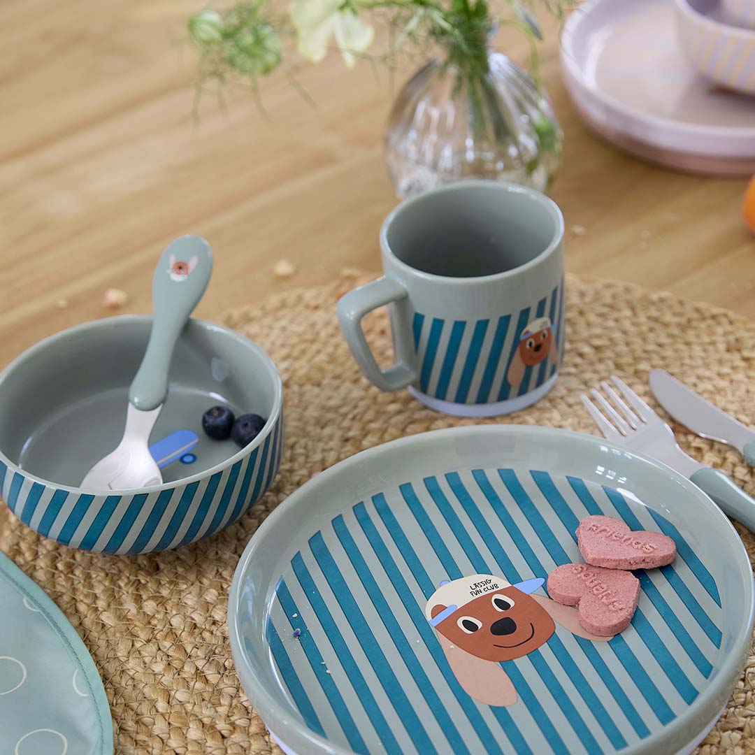 lässig kinderbestek tiny team - dog - 3-delig | LAS12100735025 | 3