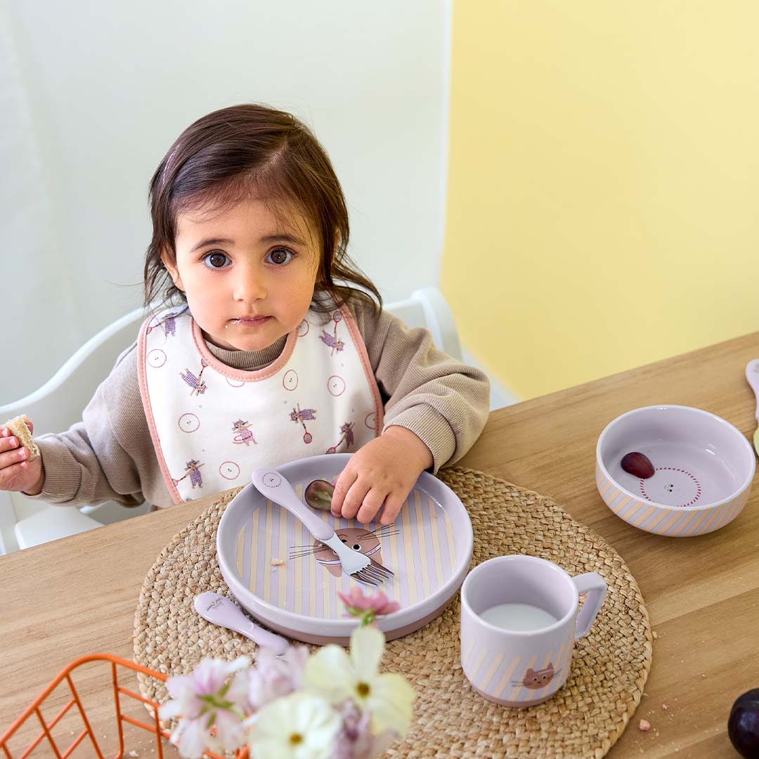 lässig kinderbestek tiny team - cat - 3-delig | LAS12100737043 | 5