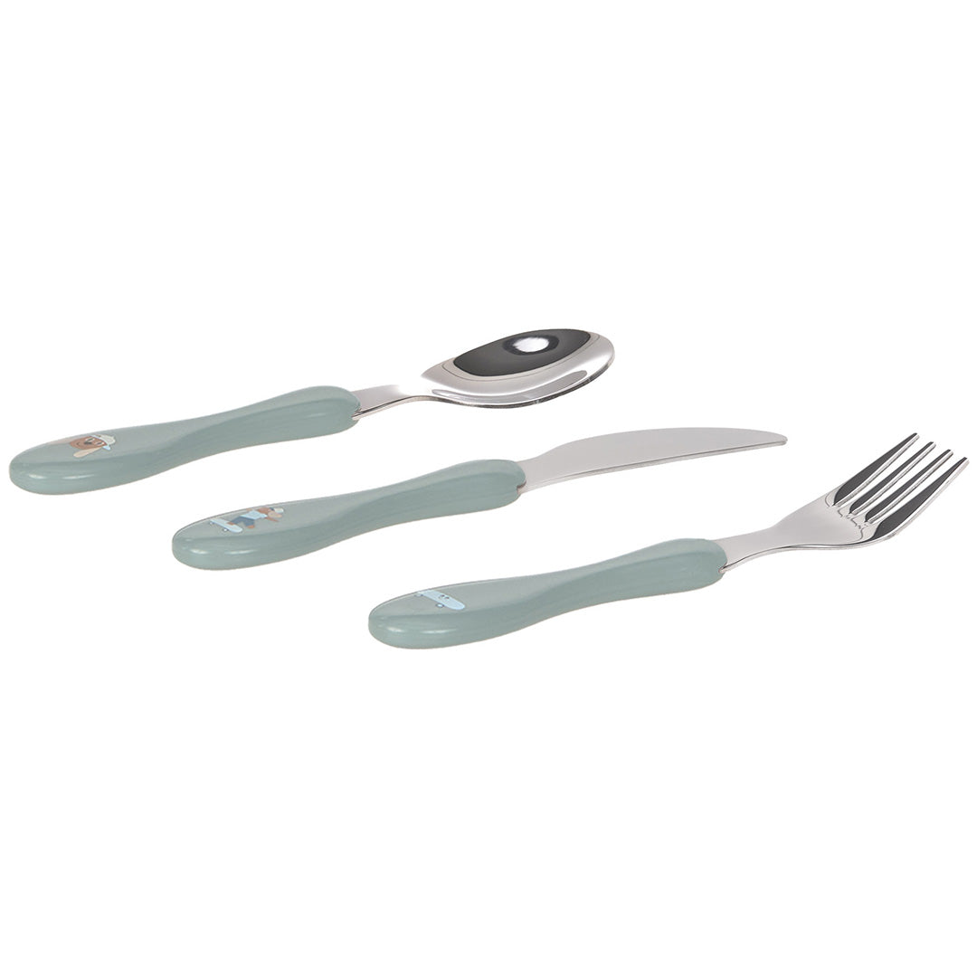 lässig kinderbestek tiny team - dog - 3-delig | LAS12100735025 | 4