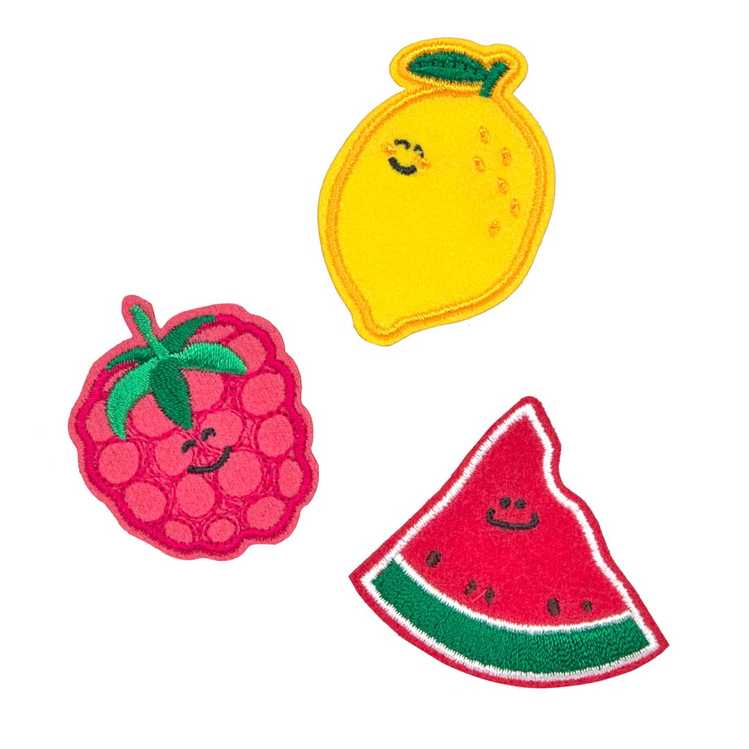 lässig stofstickers little gang - fruits - 3st