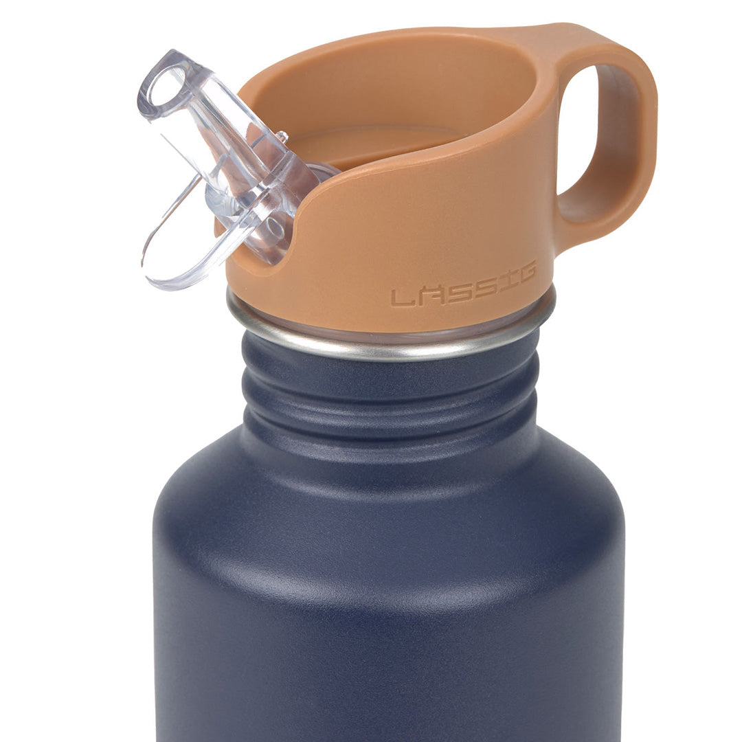 lässig rvs drinkfles little gang smile navy - 500 ml