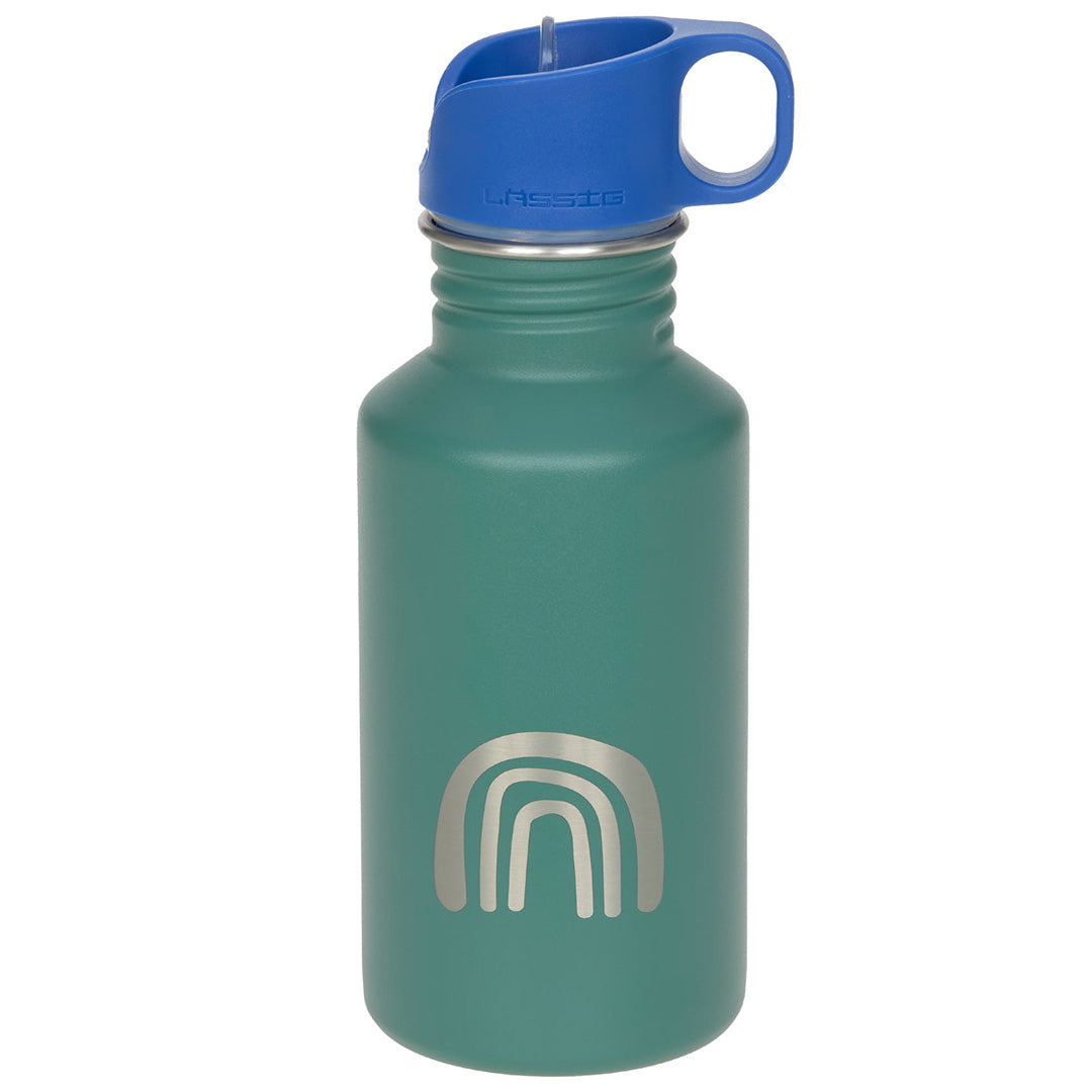 lässig rvs drinkfles little gang rainbow green - 500 ml