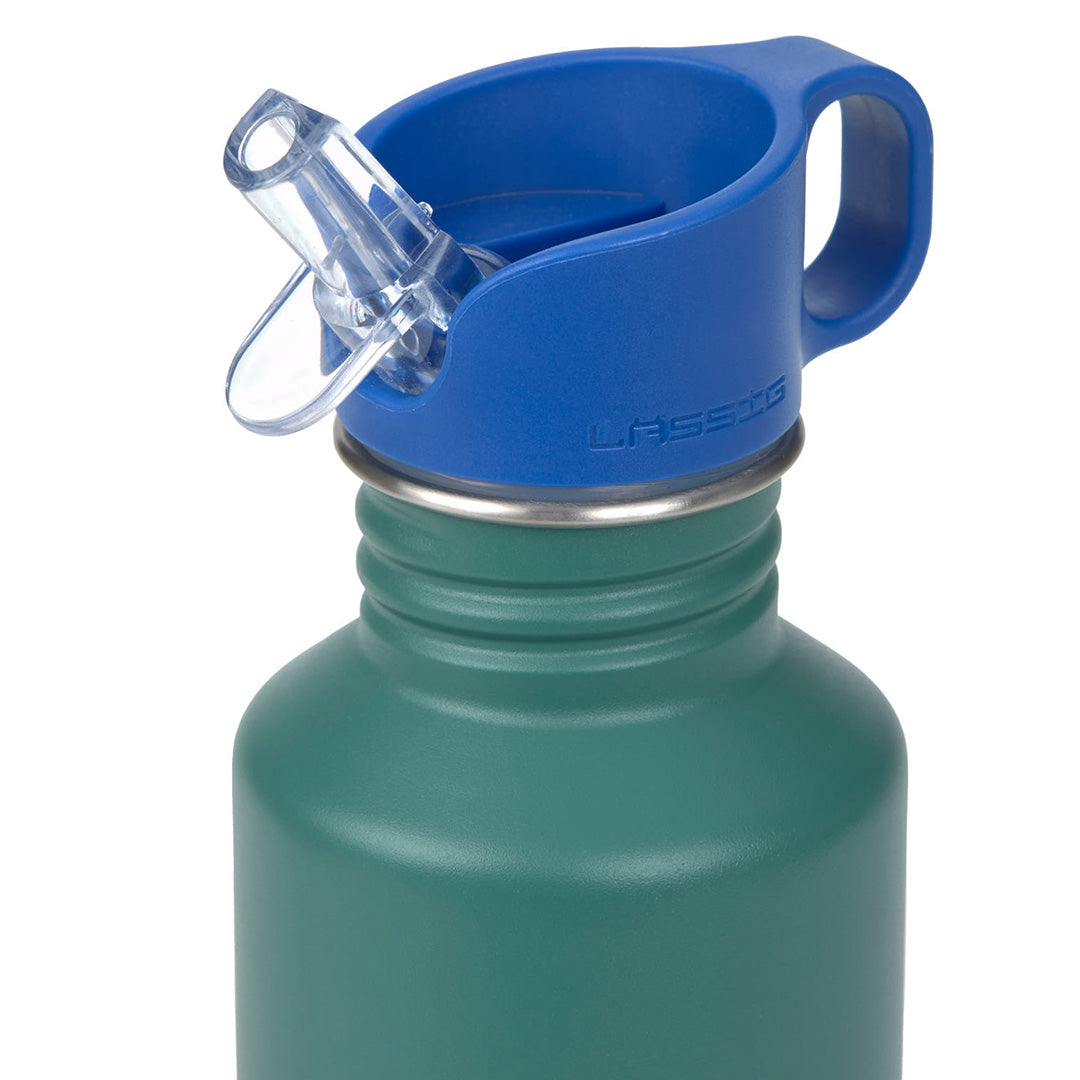 lässig rvs drinkfles little gang rainbow green - 500 ml