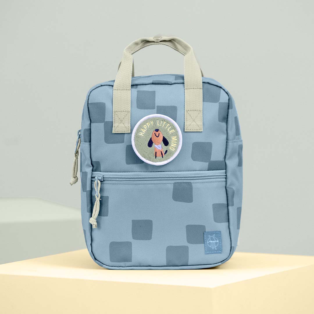 lässig kleuterrugzak pattern party - blue - 27 cm