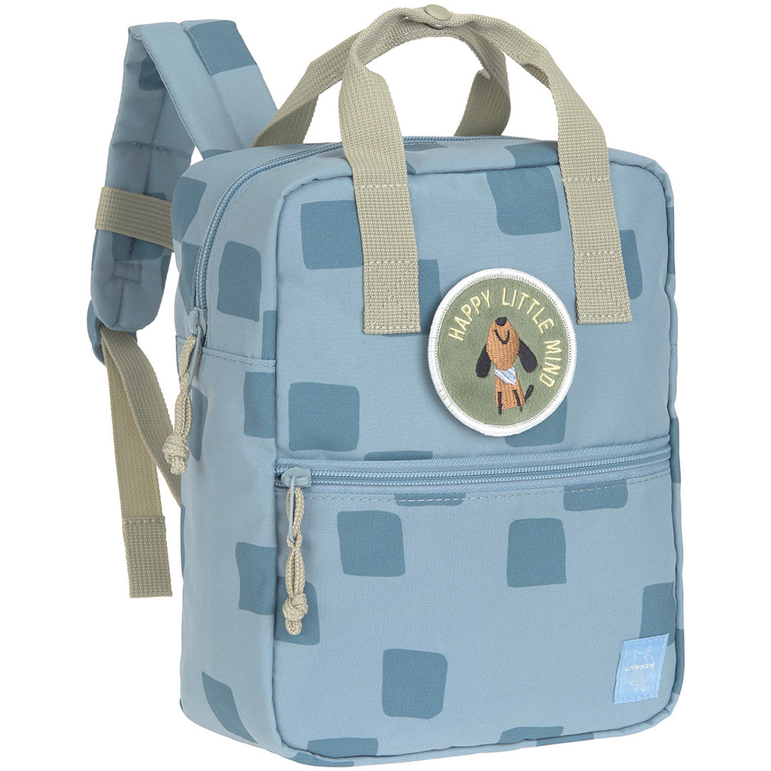 lässig kleuterrugzak pattern party - blue - 27 cm