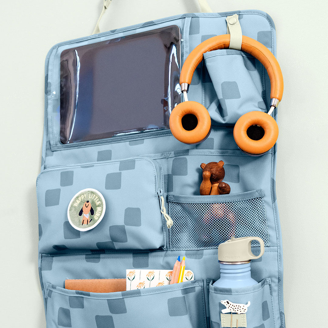 lässig auto organiser pattern party - blue