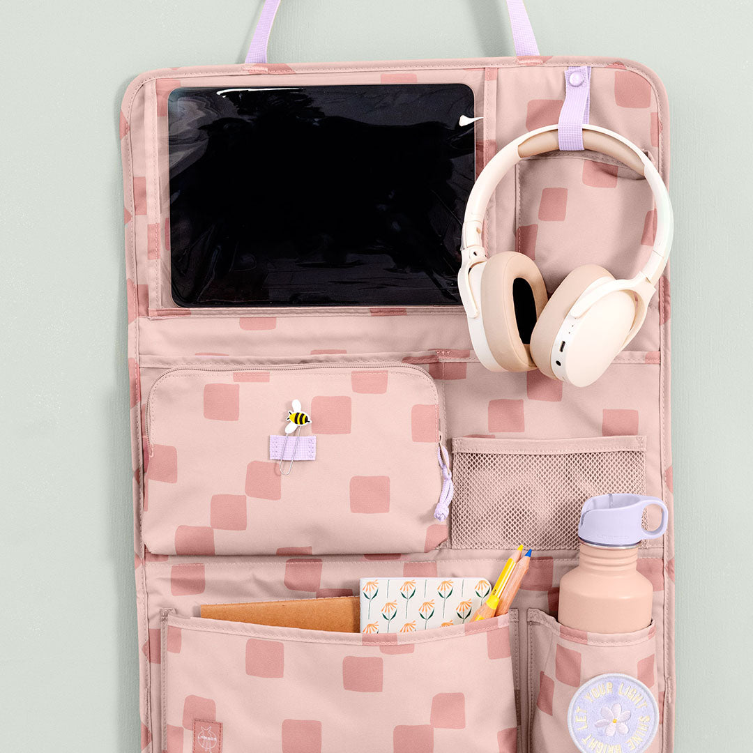 lässig auto organiser pattern party - rose