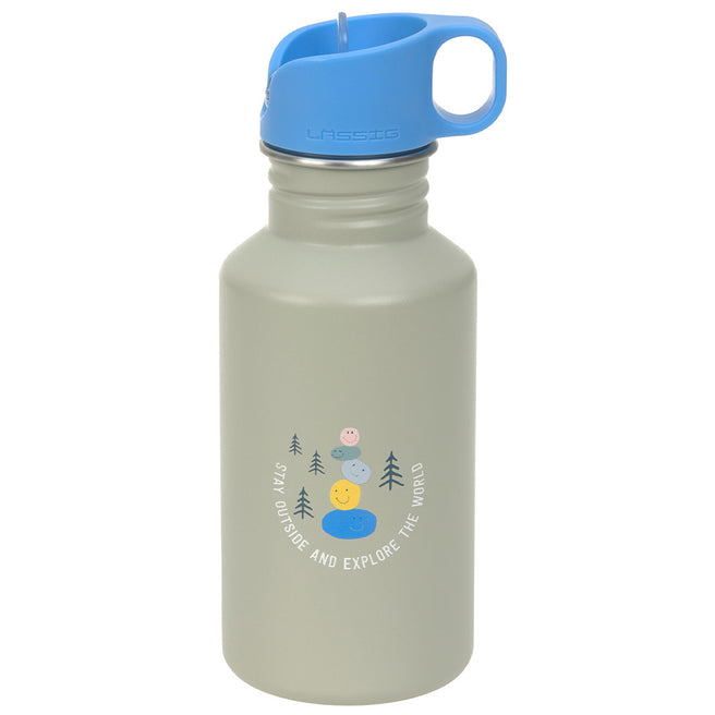 lässig rvs drinkfles sunny explorer green-blue - 500 ml