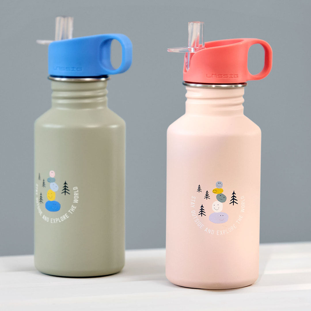 lässig rvs drinkfles sunny explorer rose-pink - 500 ml