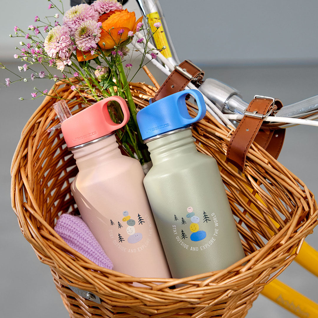 lässig rvs drinkfles sunny explorer rose-pink - 500 ml