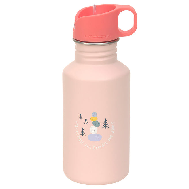 lässig rvs drinkfles sunny explorer rose-pink - 500 ml