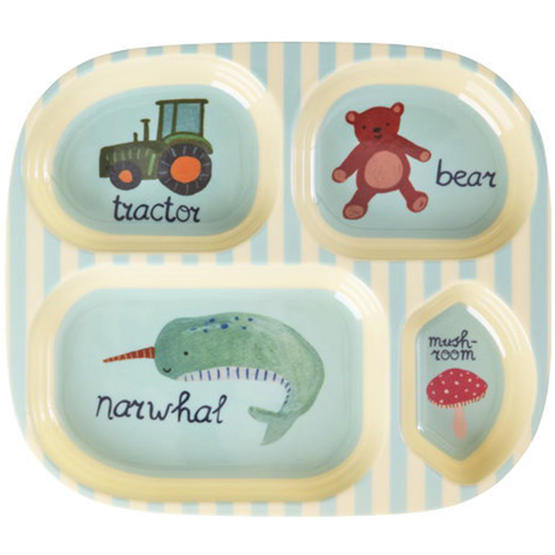 rice vakjesbord abc - blue | KIPL4-ABC | 