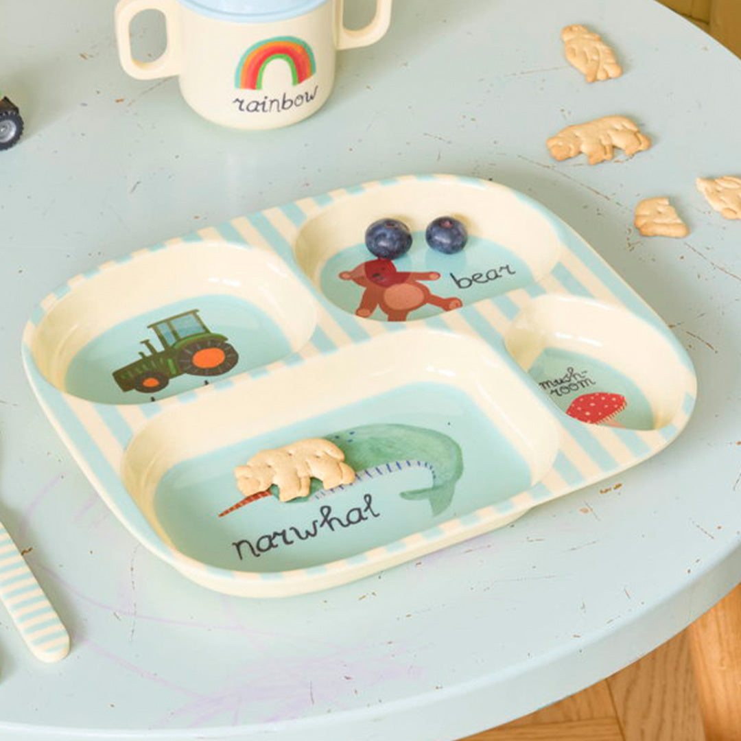 rice vakjesbord abc - blue | KIPL4-ABC | 2