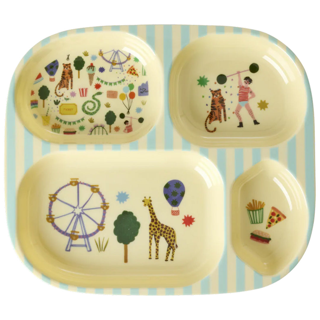rice vakjesbord fun fair - mint | KIPL4-FUFAMI | 