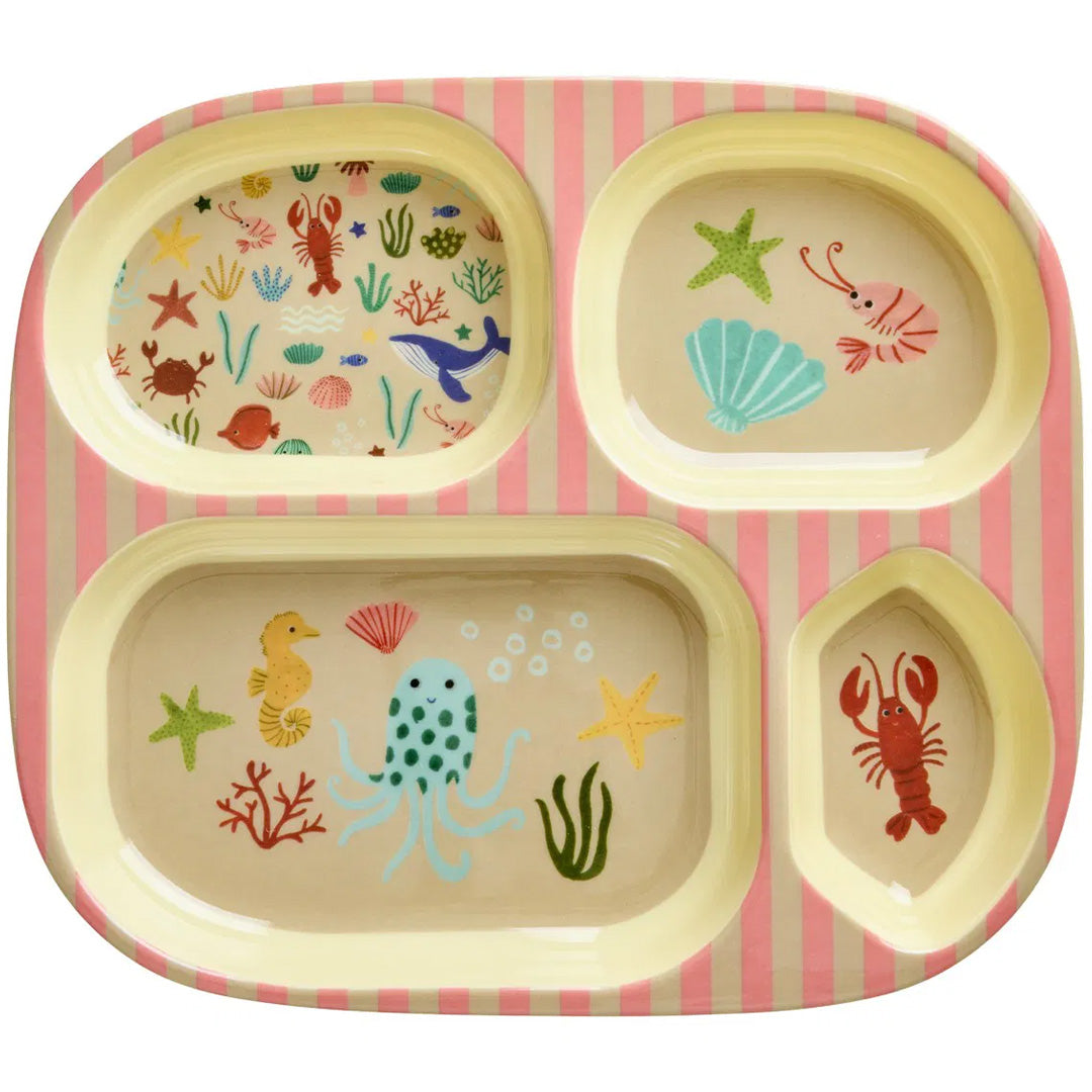 rice vakjesbord - coral ocean | KIPL4-OCEI | 