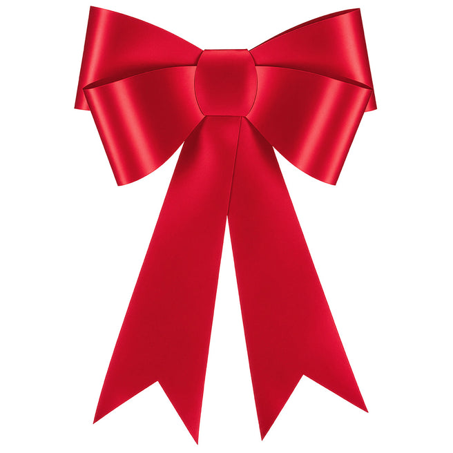partydeco strik rood - 35 cm