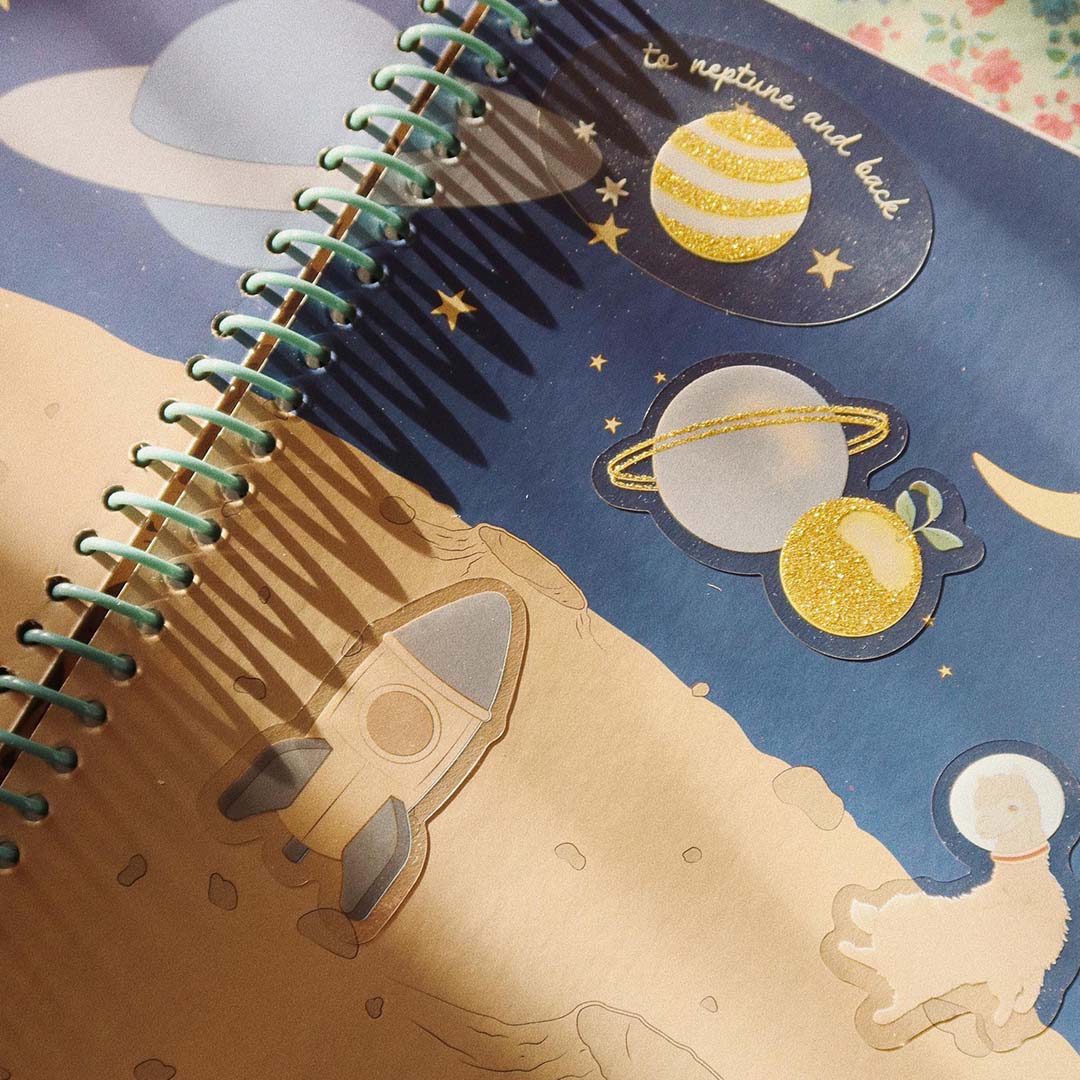 KS100992 | konges sløjd stickerboek - groen | 2