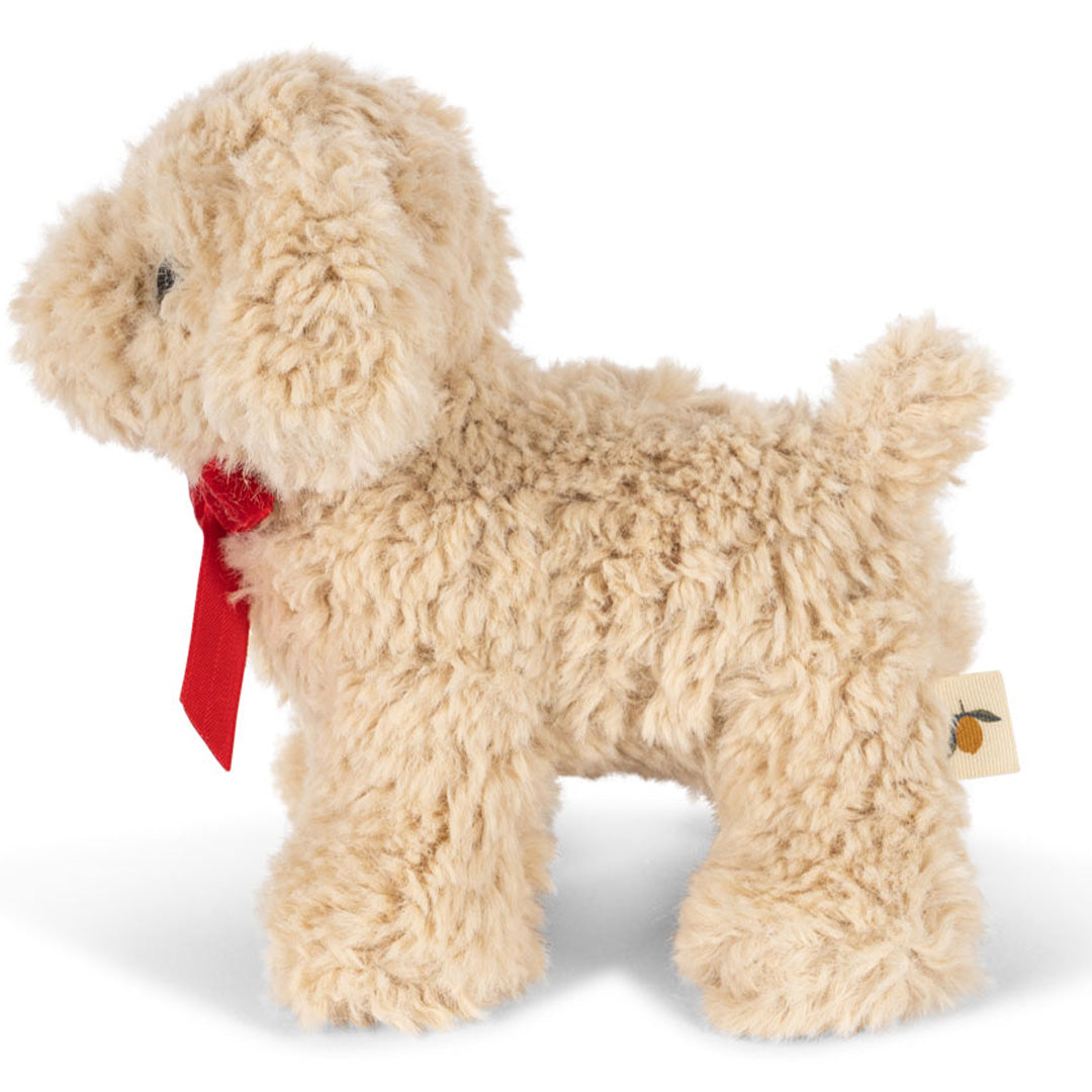 KS104205 | konges sløjd knuffelhond - beige - 12 cm | 4