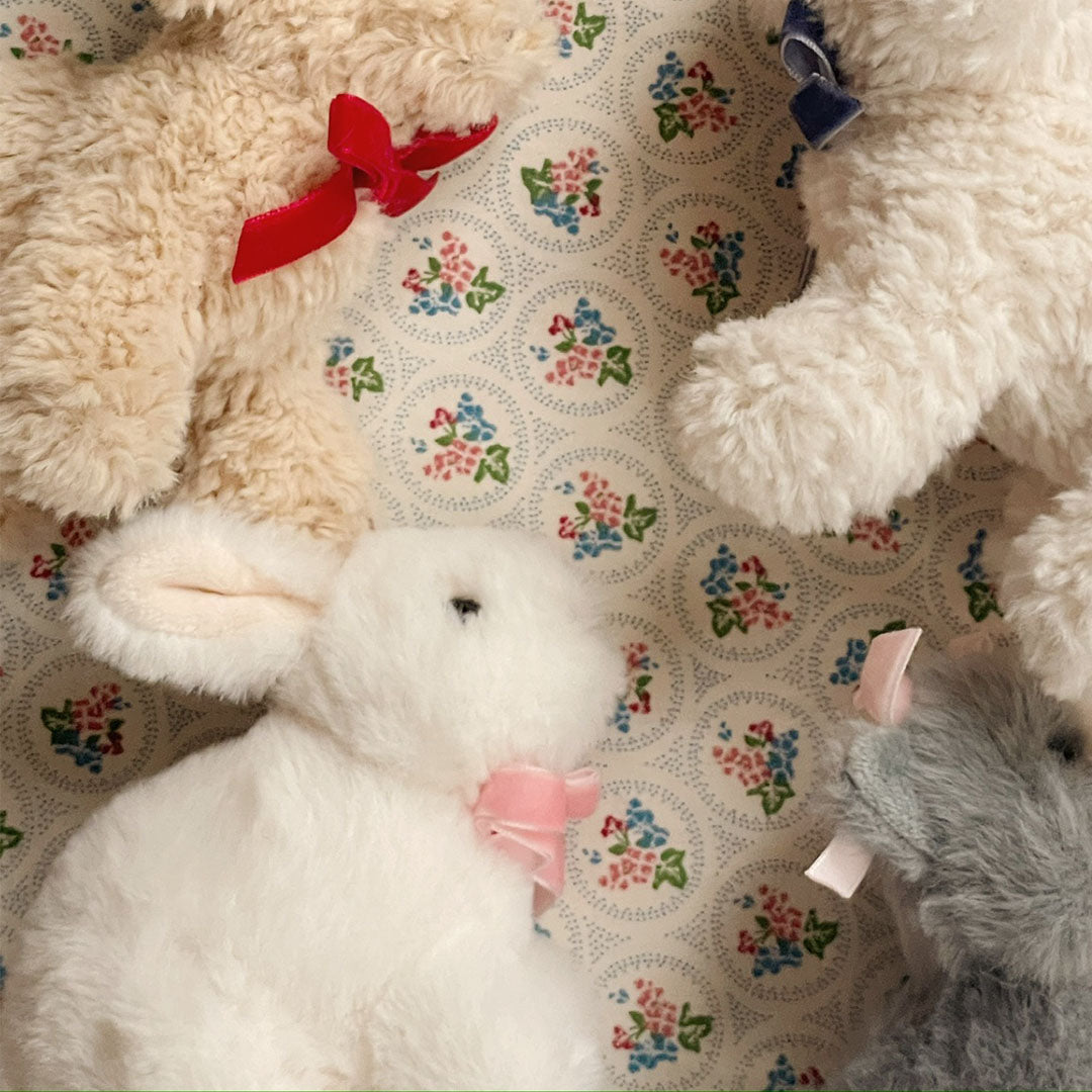 KS104205 | konges sløjd knuffelkonijn - white - 12 cm | 2